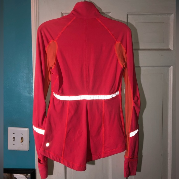 Lululemon Athletica Lululemon Run Reflect Pullover Pink/Orange Half Zip Small - Picture 3 of 14
